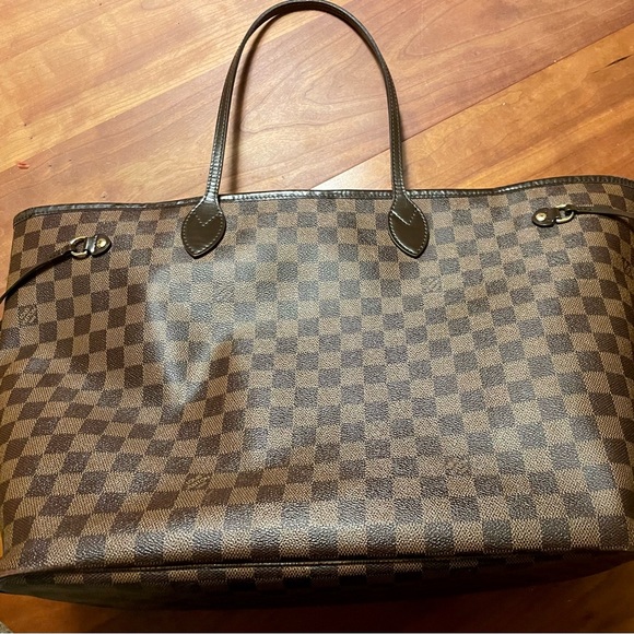 Louis Vuitton Damier Neverfull GM Tote Bag w/RECEIPT AND Custom Organizer Insert - Picture 3 of 16